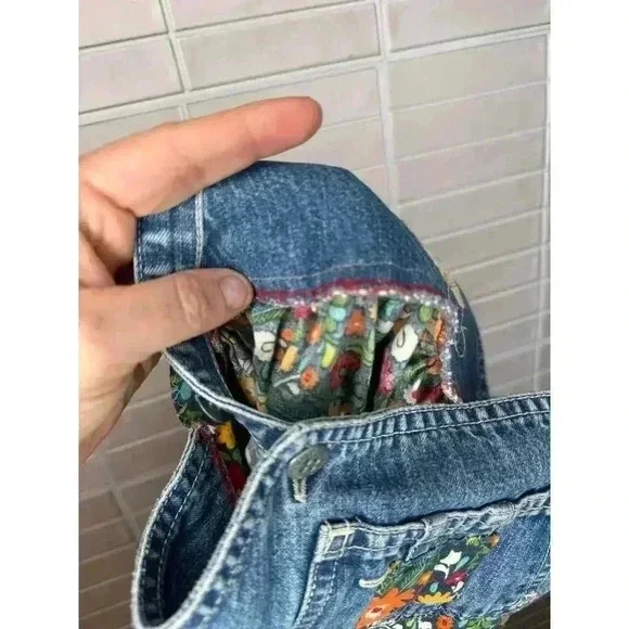 Handmade cottage core girls dress kids Measurements in photo - Picture 9 of 12